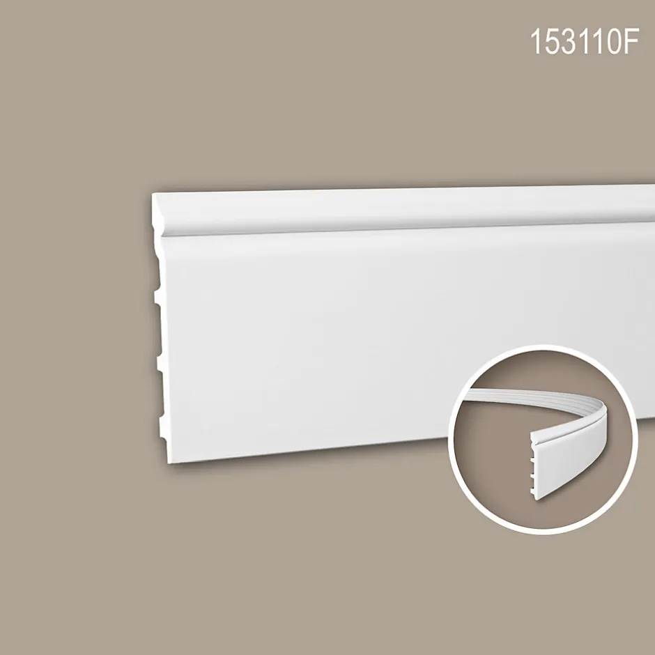 Plinthe 153110F Moulure décorative flexible-Profhome
