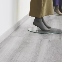 Tarkett Plinthe PVC chêne gris 196 x 6 cm (lot de 5)