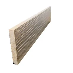 Plinthe sapin vintage taupe 9 x 69 mm L.2,05 m