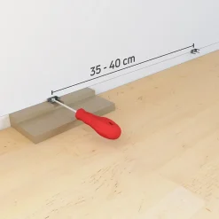 SELIT Plinthe 2m x 5 cm blanc (vendue à la pièce)