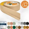 Plinthe Souple Auto-Adhésive en PVC 50x20mm, 20m, Bande Flexible, Facile à Installer, sur Toutes les Surfaces, sablonneux-Quest Outlet