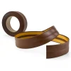 Plinthe Souple Auto-Adhésive en PVC 15x15mm, 15m, Bande Élastique pour Finitions et Étanchéité des Jonctions, bronze-Quest Sale