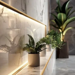 Plinthe Souple Auto-Adhésive en PVC 15x15mm, 15m, Bande Élastique pour Finitions et Étanchéité des Jonctions, l'or-Quest Hot