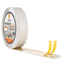 Quest Plinthe Souple Auto-Adhésive en PVC 25x15mm, 20m, Bande Élastique pour Finitions et Étanchéité des Jonctions, bouleau