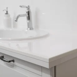 Plinthe Souple Auto-Adhésive en PVC 18x18mm, 20m, Bande Élastique pour Finitions et Étanchéité des Jonctions, blanc-Quest Outlet