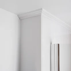 Plinthe Souple Auto-Adhésive en PVC 18x18mm, 20m, Bande Élastique pour Finitions et Étanchéité des Jonctions, blanc-Quest Outlet