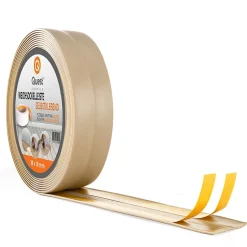 Plinthe Souple Auto-Adhésive en PVC 18x18mm, 5m, Bande Élastique pour Finitions et Étanchéité des Jonctions, beige-Quest Clearance