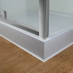 Plinthe Souple Auto-Adhésive en PVC 18x18mm, 5m, Bande Élastique pour Finitions et Étanchéité des Jonctions, beige-Quest Clearance