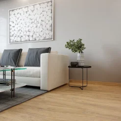 GoodHome Plinthe Wychwood effet bois 60 x 7.5 cm beige