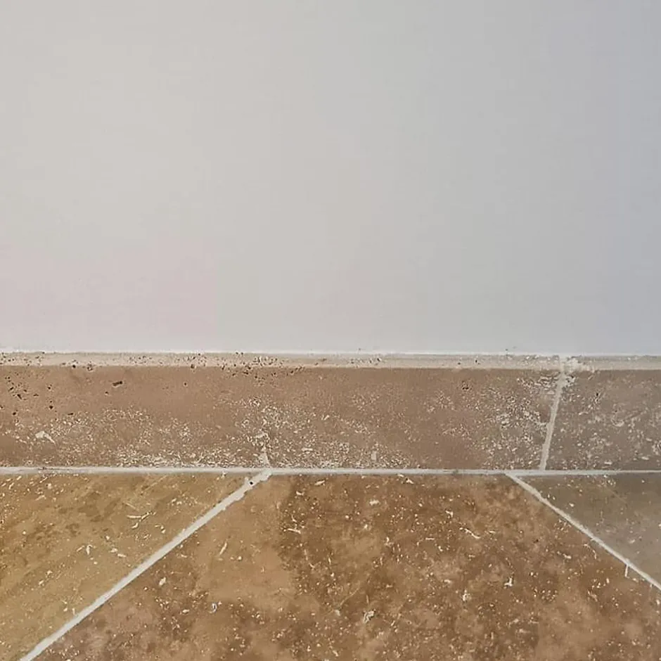 Ligerio Plinthes en Travertin 1er choix PREMIUM 40x8 cm Ep. 1,2 cm