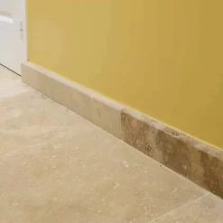 Ligerio Plinthes en Travertin 1er choix PREMIUM 40x8 cm Ep. 1,2 cm