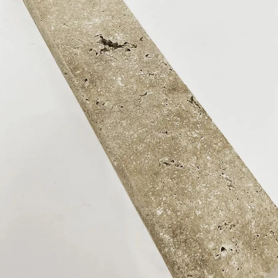 Ligerio Plinthes en Travertin 1er choix PREMIUM 40x8 cm Ep. 1,2 cm