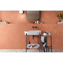 Gioia Materia Plinthes pour Carrelage grès cérame effet argile TERRA - Neve - Plinthe 120x10cm boîte de ml - Neve