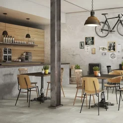 Gioia Materia Plinthes pour Carrelage grès cérame effet métal Alchemy 7.0 - Blanc - Plinthe 60x7.5 cm boîte de 0.54 ml - Blanc