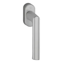 Acbat Poignée alu anodisé aspect inox Hamburg pour fenêtre L.129mm