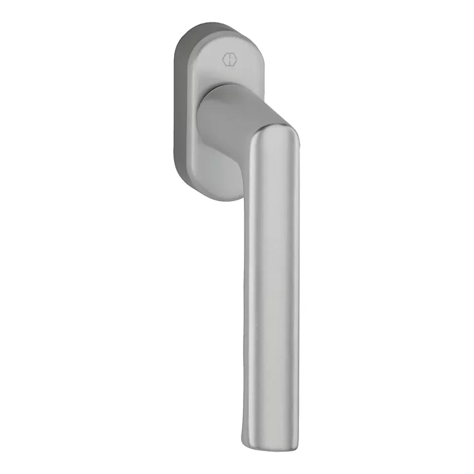 Acbat Poignée alu anodisé aspect inox Hamburg pour fenêtre L.129mm