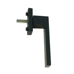 Poignée alu carré gris pour fenêtre et porte fenêtre alu gris-GoodHome New