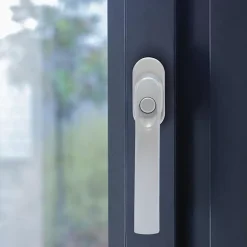 Poignée de fenêtre à bouton argent-Abus Online