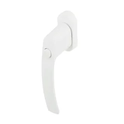 Poignée de fenêtre avec bouton-poussoir Miniac PVC blanc l.2,9 x H.15,4 x P.6 cm- Sale