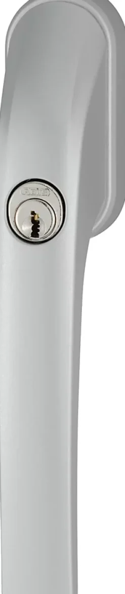 Abus Poignée de fenêtre avec clé grise