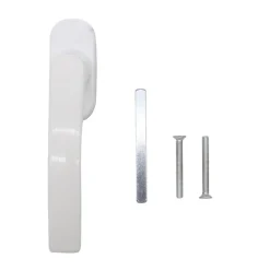 Cadap Poignée de Fenêtre, Carré de 7 mm, Oscillo-battante, Blanc, , pour PBC