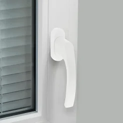 Poignée de fenêtre Minia PVC blanc l.2,9 x H.15,4 x P.6 cm- Best