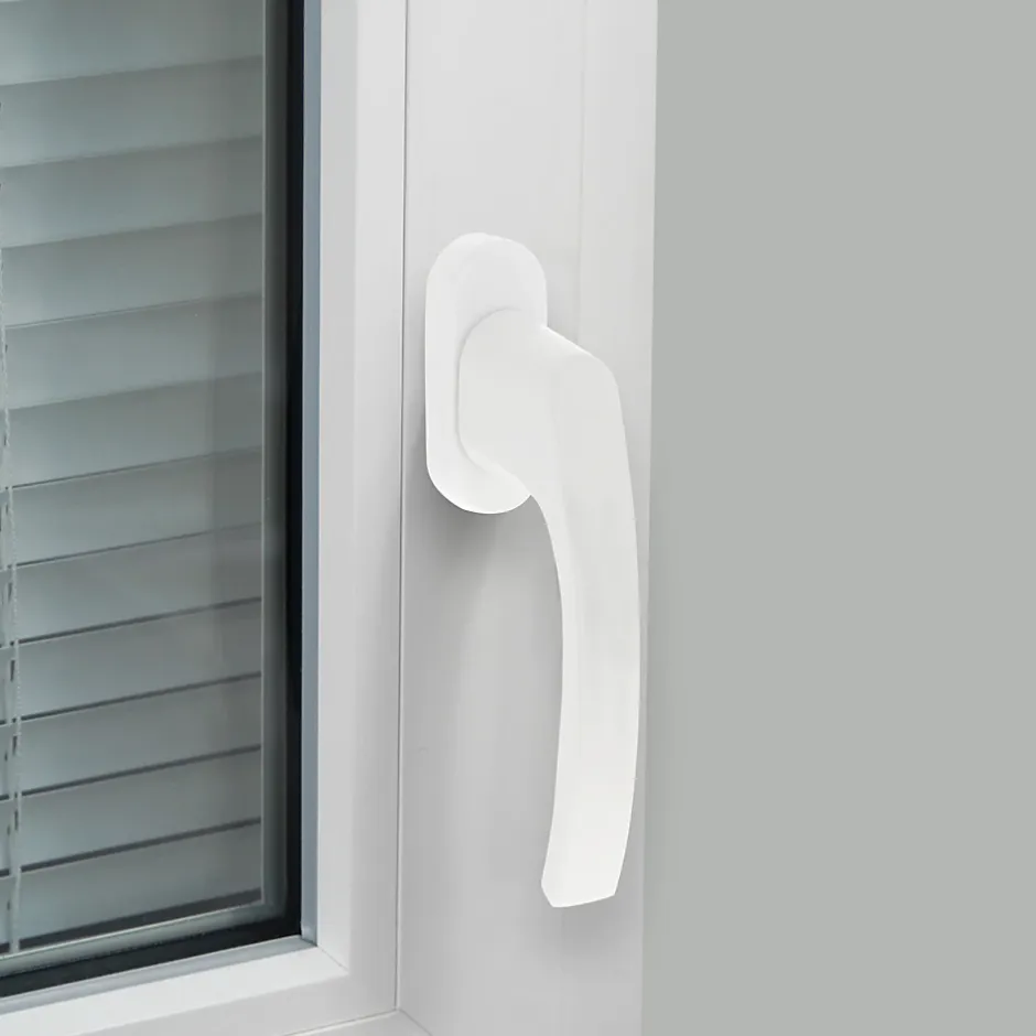 Poignée de fenêtre Minia PVC blanc l.2,9 x H.15,4 x P.6 cm- Best