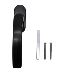 Cadap Poignée de Fenêtre Oscillo-battante, Noir, Carré de 7 mm, Fabrication Française