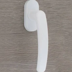 Secury-T Poignée de fenêtre oscillo-battante PVC laqué blanc RAL 9016