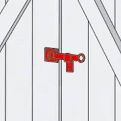 Poignée de fléau avec support acier noir L.140 mm Afbat-Afbat - Tb Industrie Sas Discount