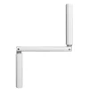 Geiger Poignée de manivelle, Aluminium, Blanc, Tourillon, L.140 mm, , pour Volet Roulant