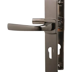 Vachette Poignée de porte d'entrée - Muze - - Diamant noir - Clé I - 195 mm