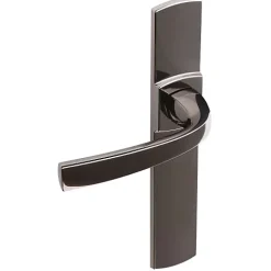 Vachette Poignée de porte d'entrée - Muze - - Diamant noir - Clé I - 195 mm