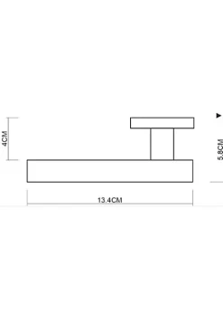 Katchmee Poignée de porte design finition aspect or rose Livia -