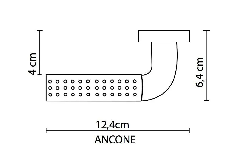 Poignée de porte d'intérieur à condamnation Ancône-Reivilo Best