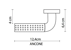 Poignée de porte d'intérieur à clé Ancône-Reivilo Sale