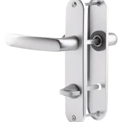 Poignée de porte intérieure - Budget - - Gris argent - Condamnation - 165 mm-Vachette