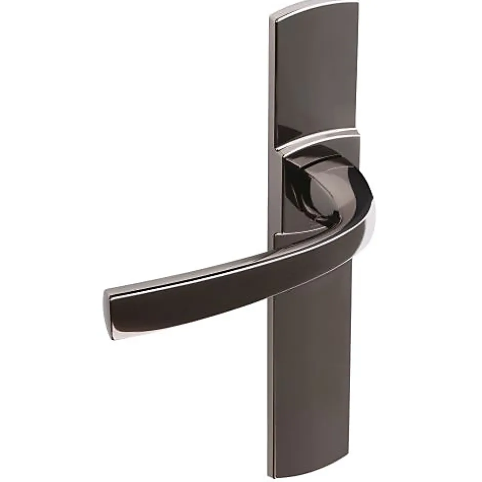 Vachette Poignée de porte intérieure - Muze - - Diamant noir - Clé L - 195 mm