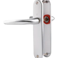 Poignée de porte intérieure - San diego - Et Cie - Gris argent - Bec de cane - 165 mm-Hoppe Hot