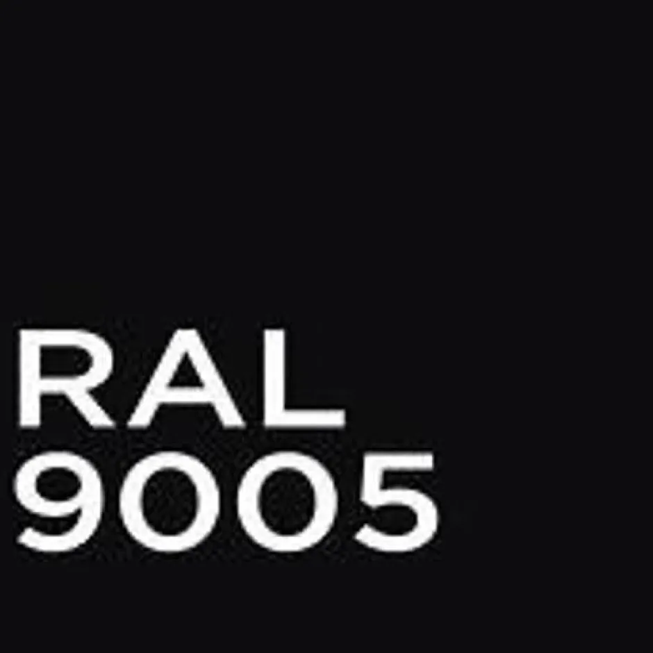 Hardwarexchange Poignée de tirage Carrée 30x30 mm - Entraxe500 - S75 - L650 mm - INOX 304 Laqué RAL 9005 Noir Mat