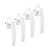 Acbat Poignée PVC blanc pour fenêtre L.118 mm vendue par 3 pièces
