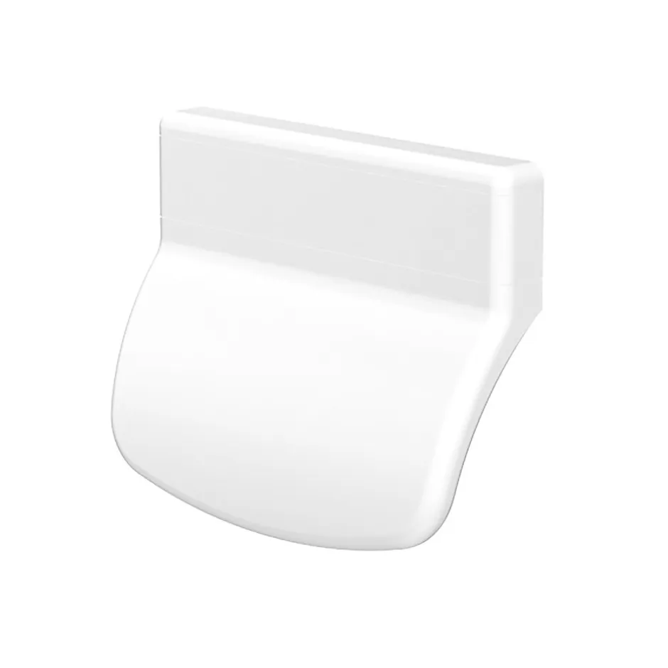 Poignée PVC blanc pour porte-balcon L.70mm-Acbat