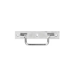 Afbat Poignée sur platine acier l.160 mm