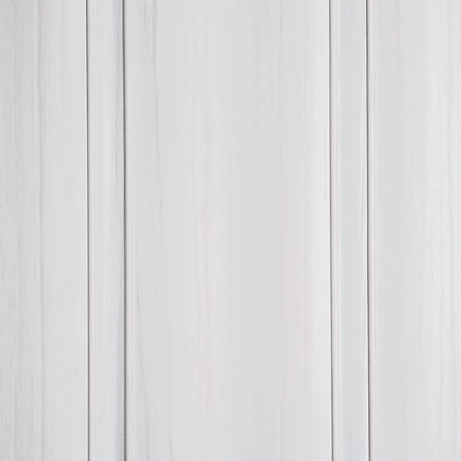 Tectake Porte accordéon Profil à double paroi avec poignée coulissante 80 x 203 cm blanc