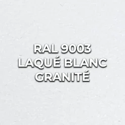 Porte battante blanche H 2040 x L 830 mm - 3 verres opales horizontaux + béquille noire-MySystem Online