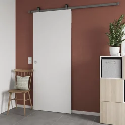 Porte coulissante Alpille blanc H.204 x l.83 cm