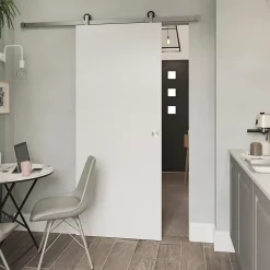 Porte coulissante Alpille blanc H.204 x l.83 cm