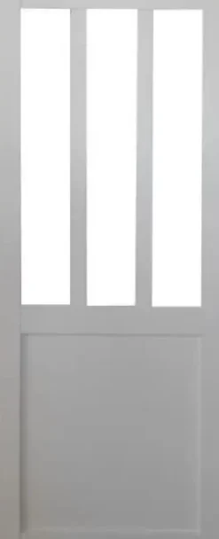 Gd Menuiseries Porte Coulissante Atelier Blanc H204 X L73