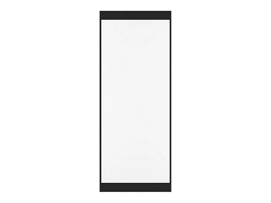 Porte coulissante avec rail invisible - aluminium et verre trempé dépoli - 93 x 210 cm - TORIPA-Vente-unique Best