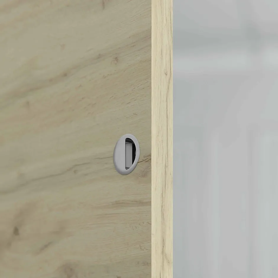 Porte Coulissante avec Rail - Tokyo 83 cm - Sans butée-Coulicool Clearance